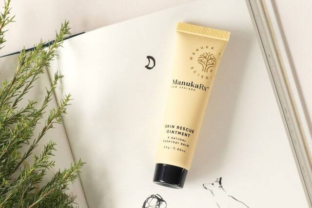 Hold the Prescription 5 Natural Antibiotic Alternatives image with ManukaRx Skin Rescue Ointment for natural antibacterial effectiveness.