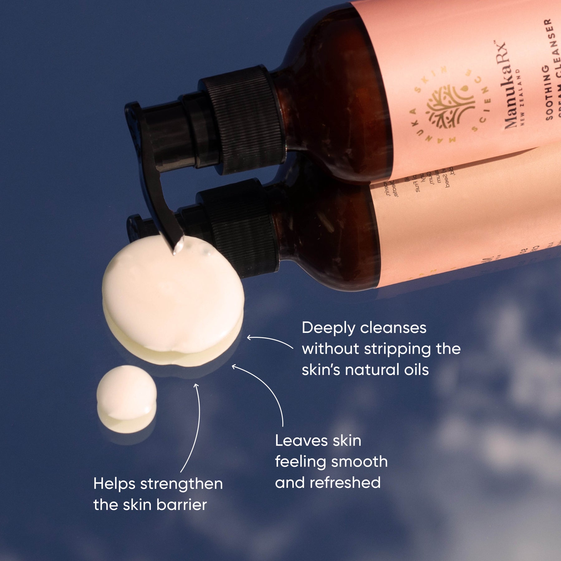 ManukaRx Soothing Cream Cleanser product benefits