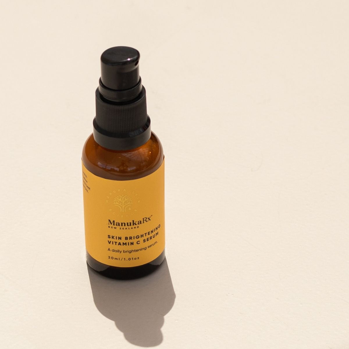 ManukaRx Skin Brightening Vitamin C Serum bottle