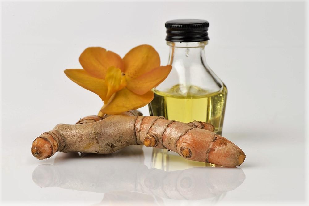 Turmeric oil and manuka oil