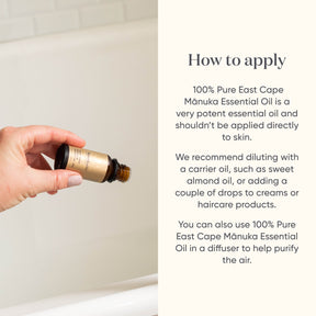 How to apply ManukaRx East Cape Mānuka Oil [100% Pure] information